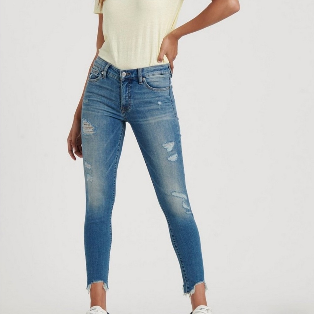 Hudson mid rise skinny Ava ankle jeans
